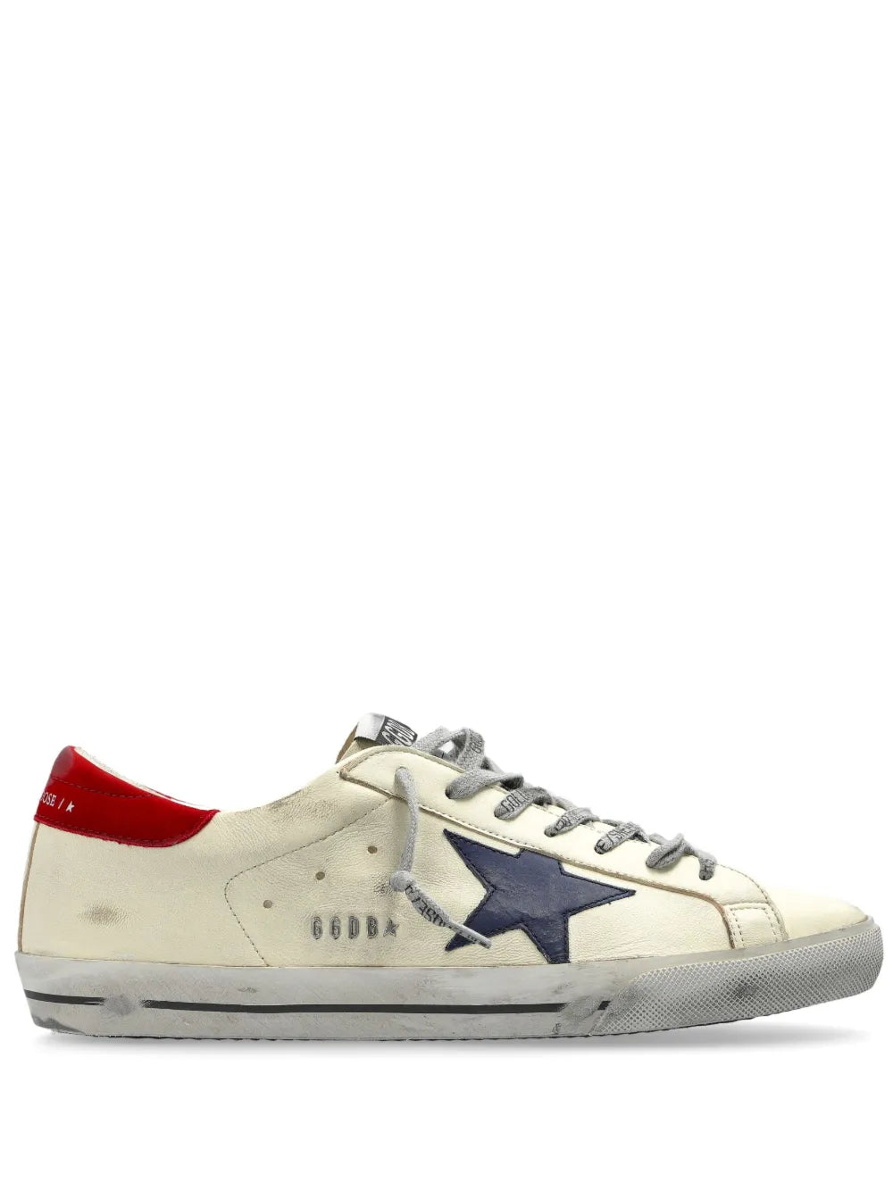 Golden Goose Super Star White Blue Star Red