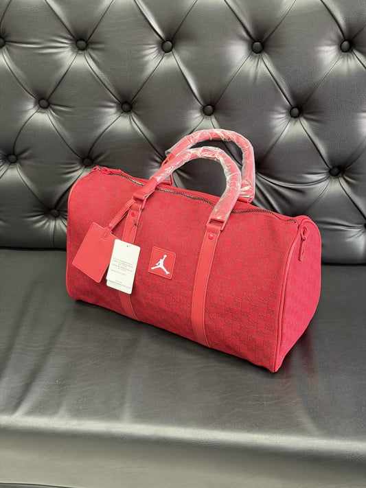 Jordan Monogram Duffle Bag (Red)