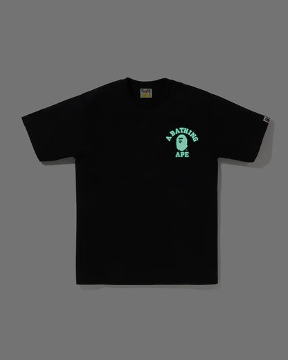 A BATHING APE City Camo College Ats Tee ( Glow in the dark )