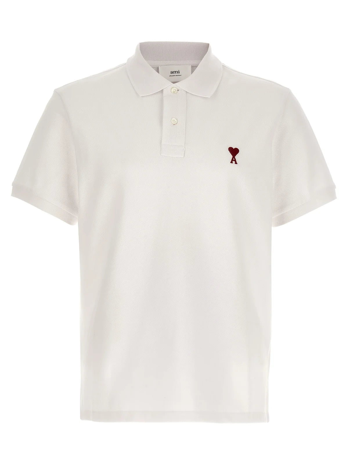 Ami Polo Shirt White