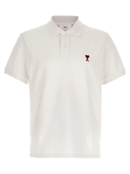 Ami Polo Shirt White