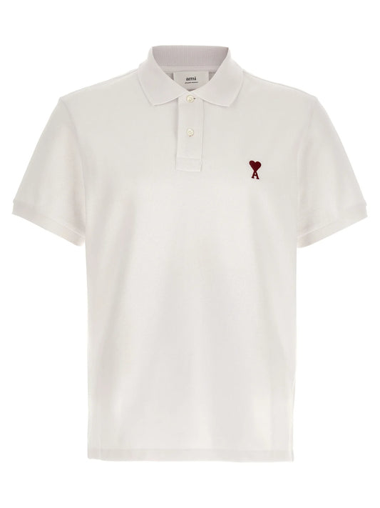 Ami Polo Shirt White