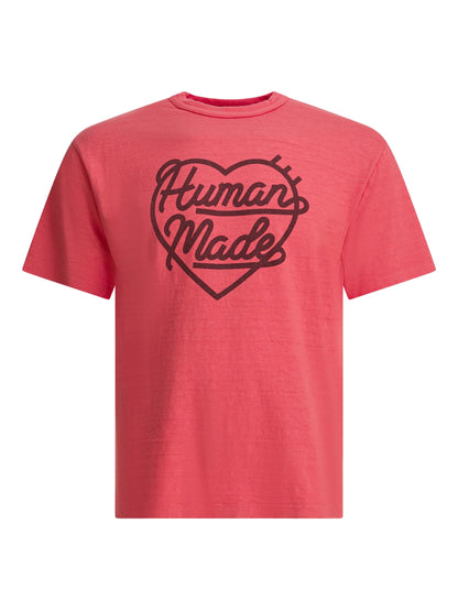 Human Made Shirt Heart Logo Red