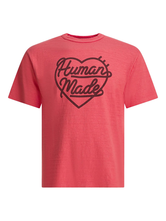 Human Made Shirt Heart Logo Red