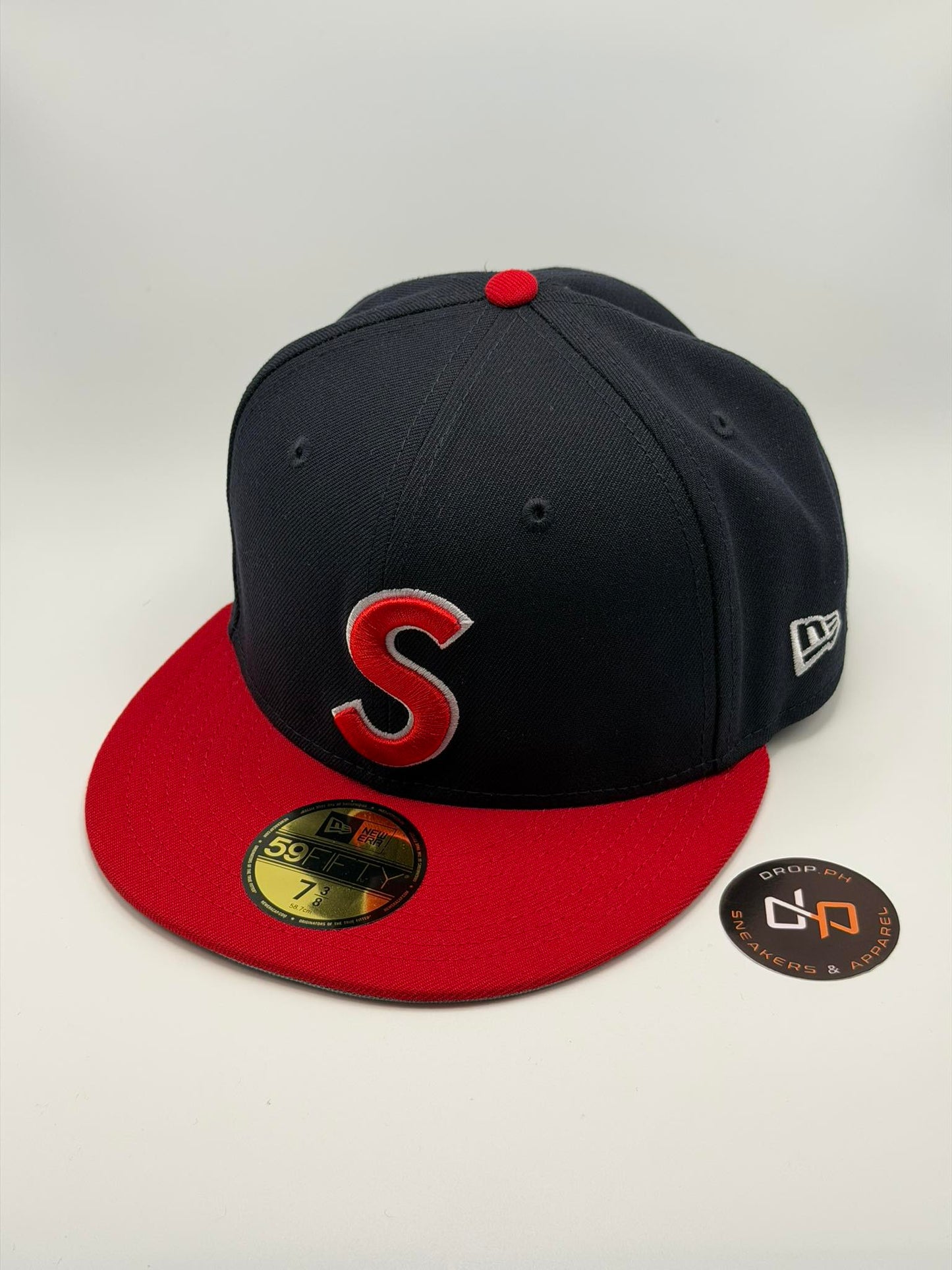 Supreme FW25 Reaper S Logo New Era Navy 7 3/8