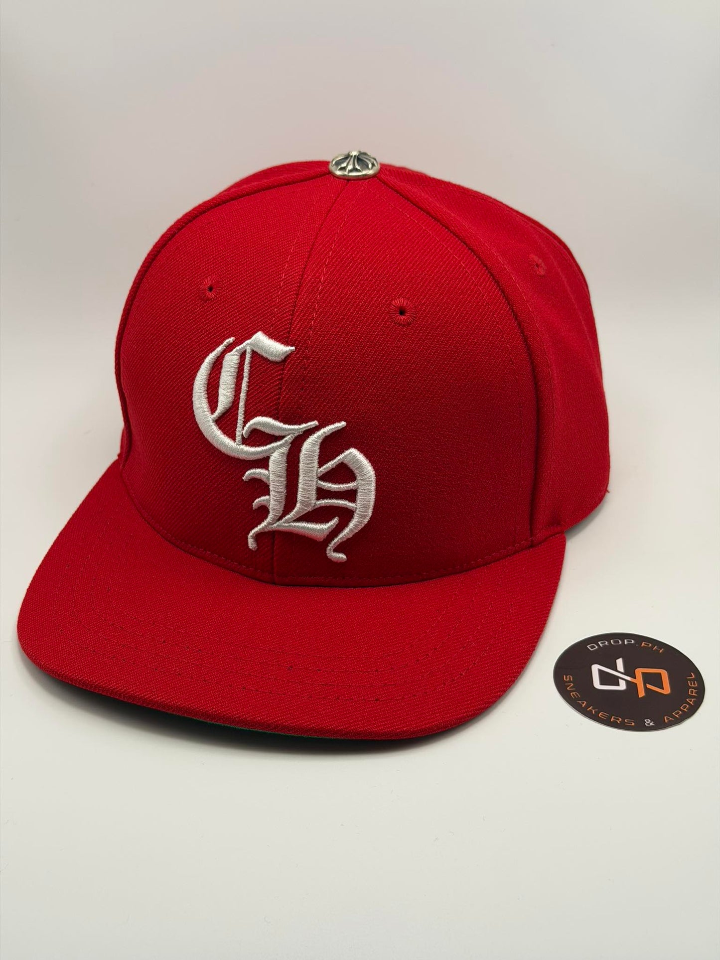 Chrome Hearts Essentials LA Exclusive Baseball Wool Hat Red