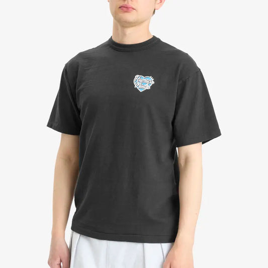 Human Made Tee Blue Heart Logo (Black)