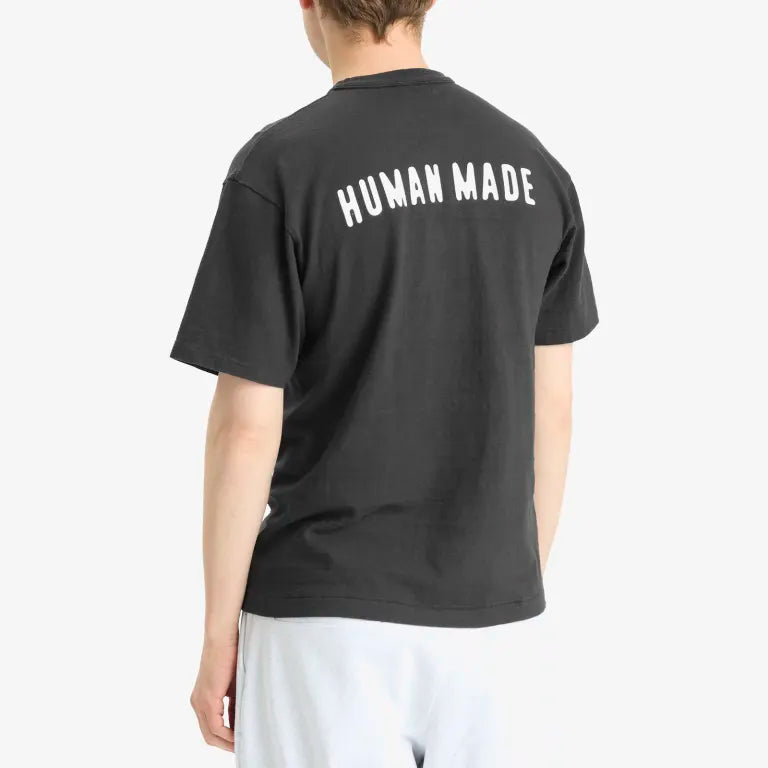 Human Made Tee Blue Heart Logo (Black)