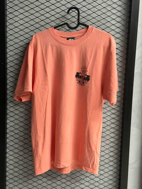 Stussy Built To Last Pigment Dyed Tee Sherbert