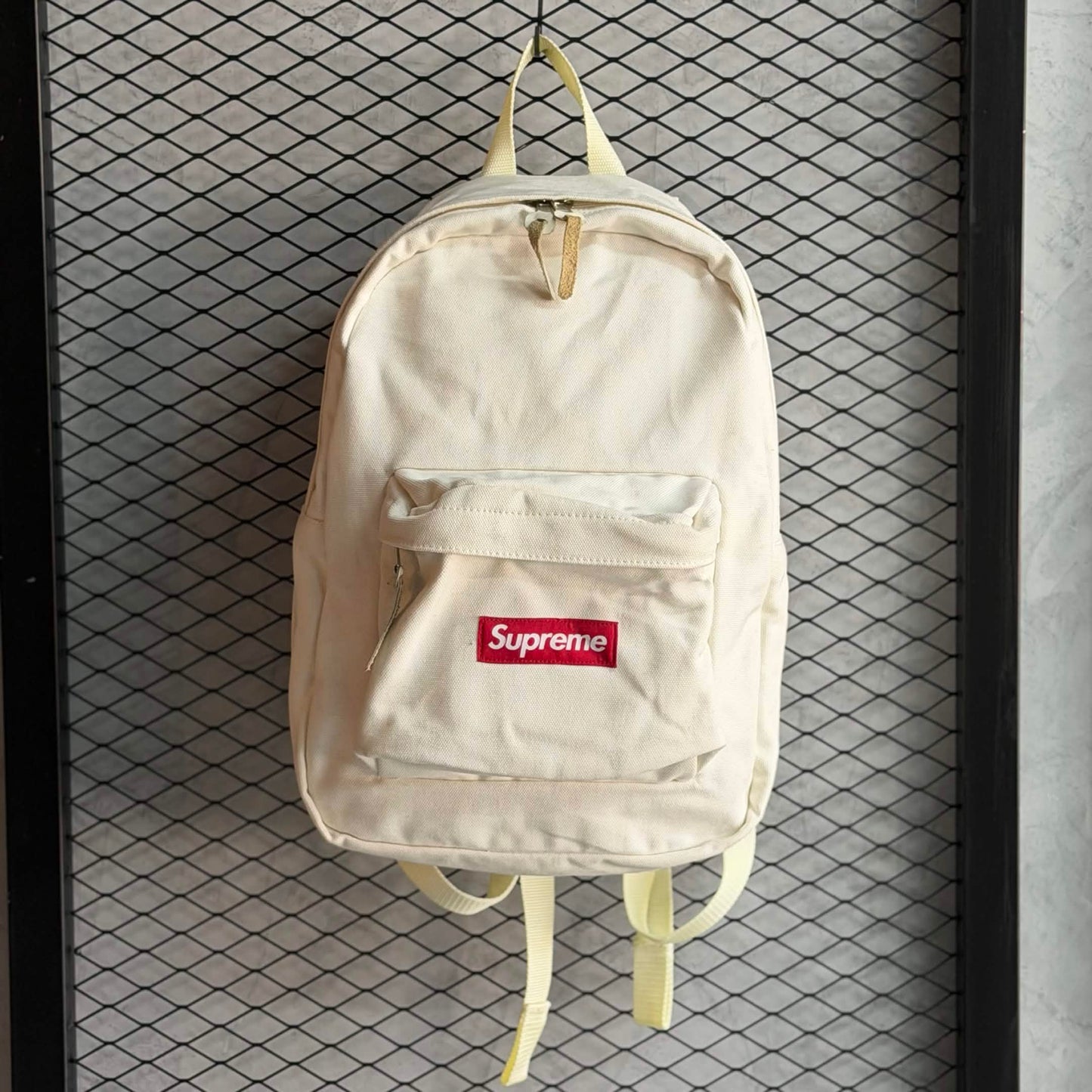 Supreme Canvas Backpack 'White'