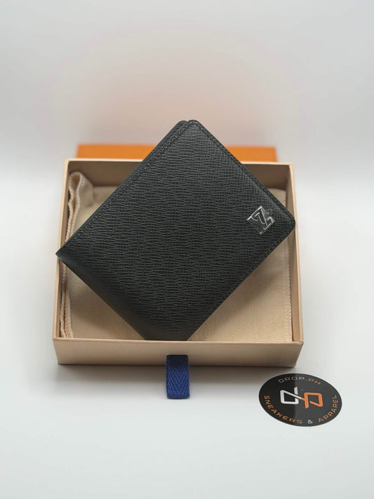 Louis Vuitton - Black Taiga Leather Wallet