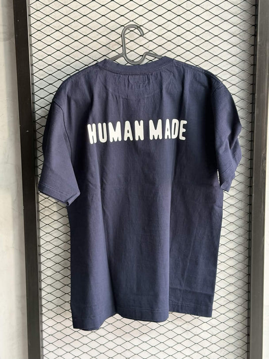 Human Made Red Heart Badge T-shirt 'Navy'