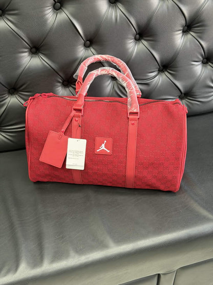 Jordan Monogram Duffle Bag (Red)
