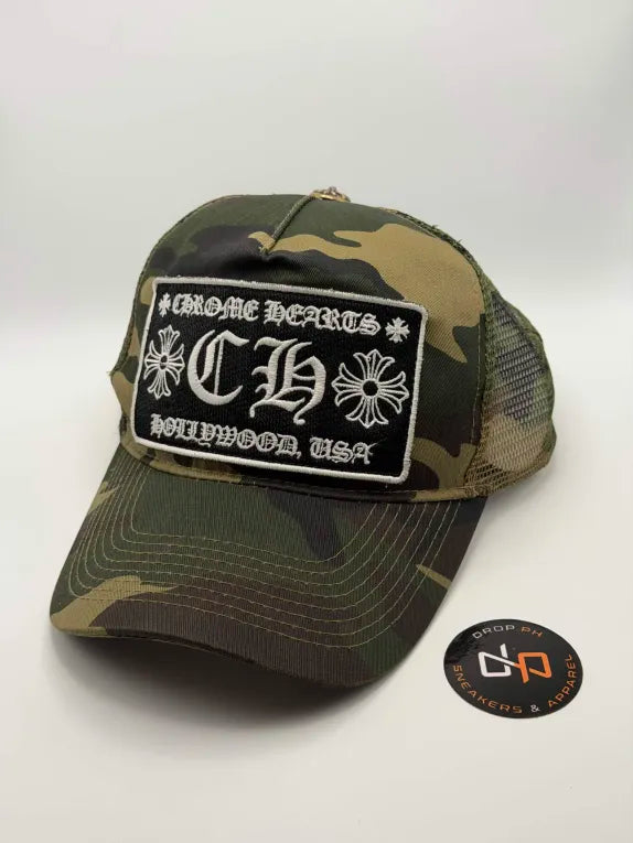 Chrome Hearts Vintage Camo Hat (USED)