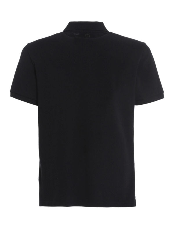 Ami Polo Shirt Black
