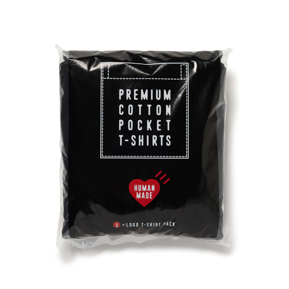 Human Made 3x Shirt Pack 'Black'